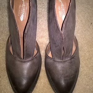 Free People Ankle Boots Taupe